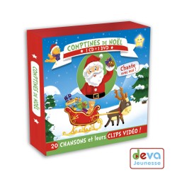 Comptines de Noël  CD+DVD + Livret des paroles